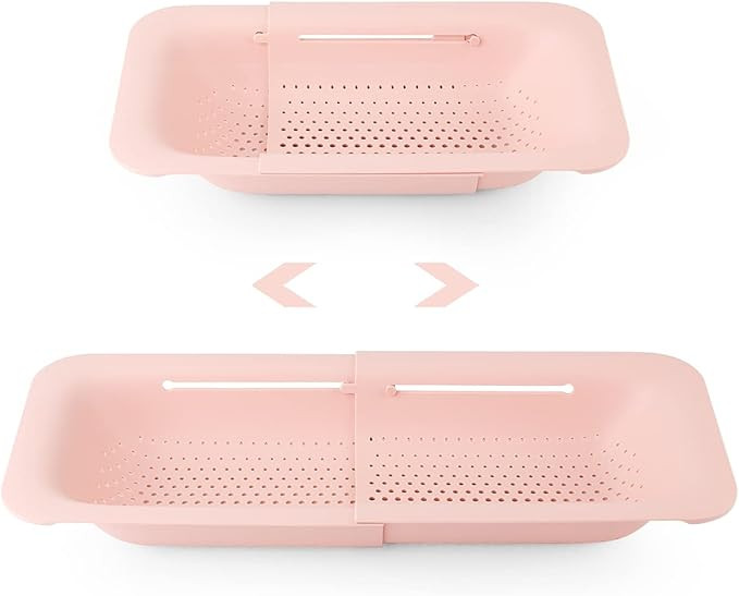 Collapsible Colander Kitchen Extendable Strainer Fruits Vegetables Noodle Pasta Food Drain Basket... | Amazon (US)