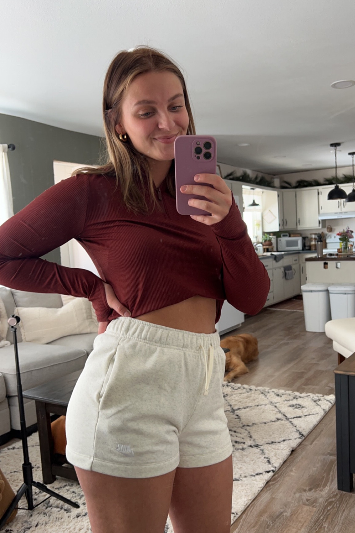 Cutie oatmeal colored sweat shorts🤍🤎

#LTKfit #LTKFind #LTKcurves