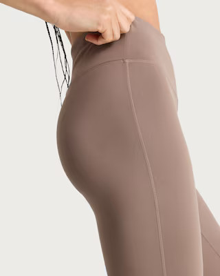 F&F Active EVERYHOUR High Waisted Leggings in Brown | Tesco F&F