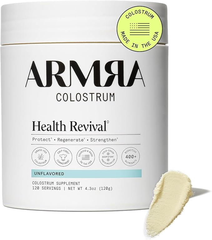 ARMRA Colostrum Powder | Unflavored | Gut Health & Bloating | Skin & Hair | Immunity | Keto, Glut... | Amazon (US)
