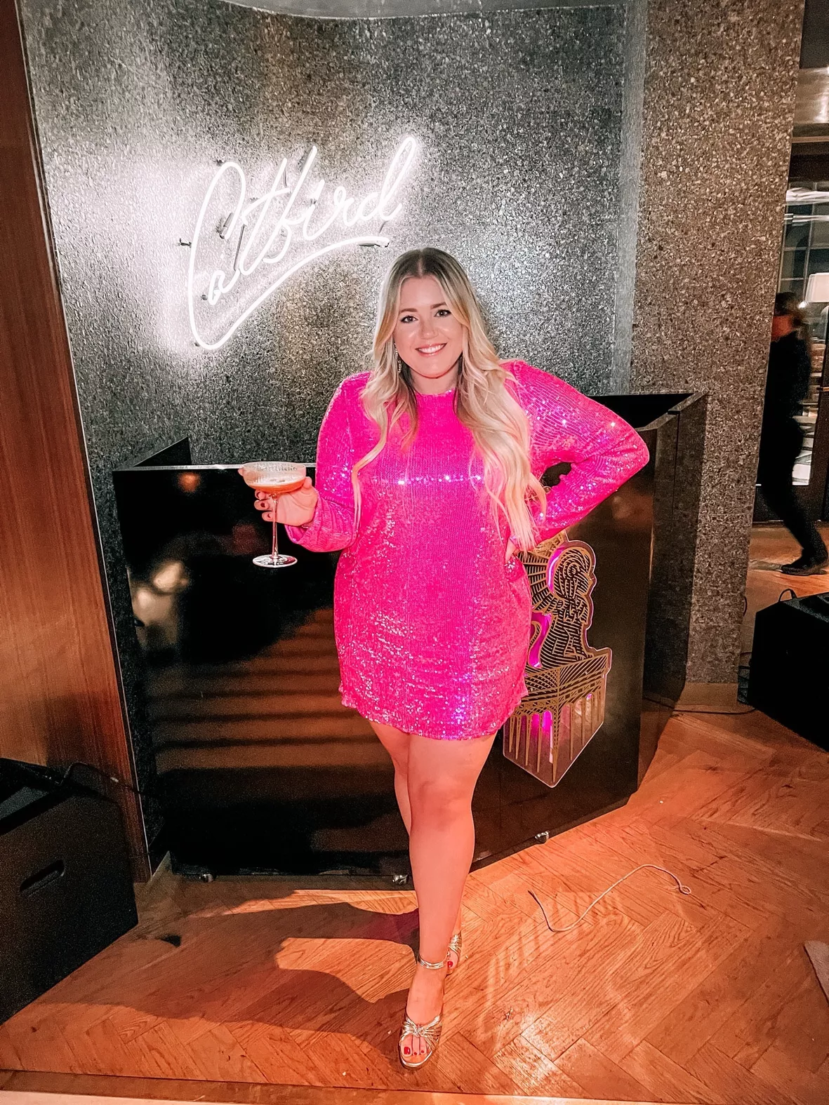 Maddison Mini Dress ~ Bright Pink Sequins – Show Me Your Mumu