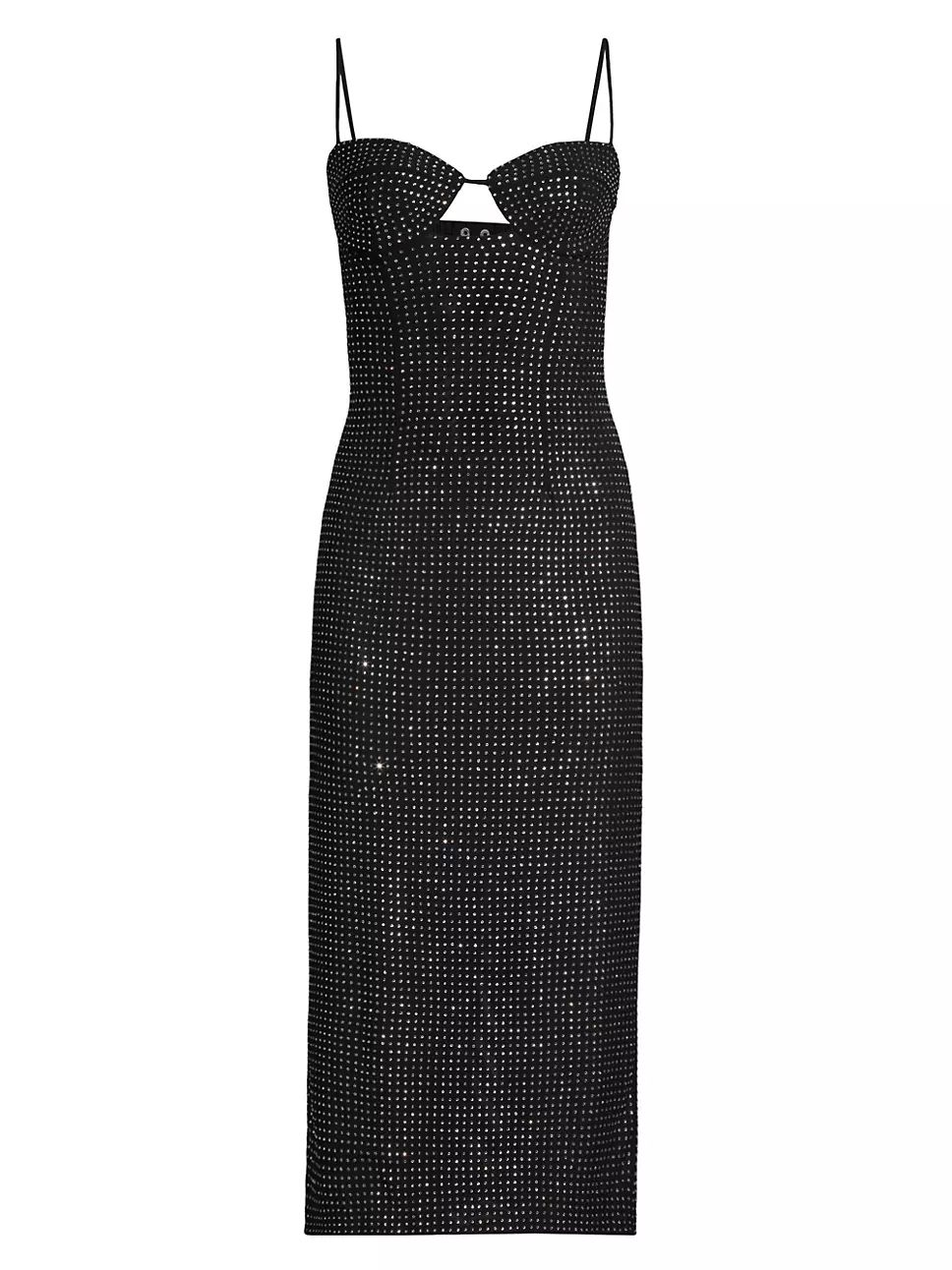 Bardot Aisha Diamante Column Midi-Dress | Saks Fifth Avenue