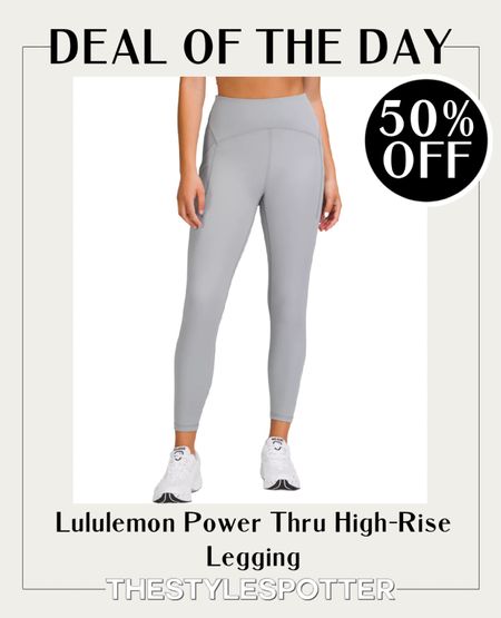Cyber Monday Deal!
These Lululemon Power Thru High-Rise Leggings in grey are 50% off! All sizes still available.
Shop the deal 👇🏼 

#LTKGiftGuide #LTKHoliday #LTKCyberweek