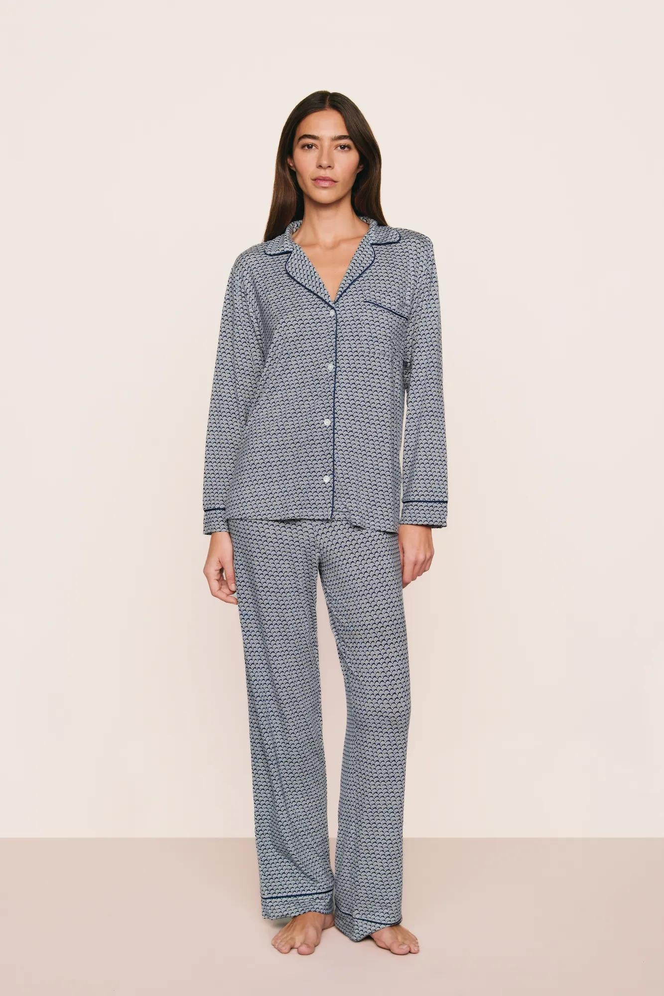 Gisele Printed TENCEL™ Modal Long PJ Set | Eberjey