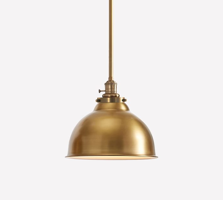 Metal Bell Pole Pendant | Pottery Barn (US)