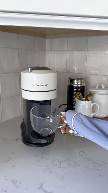 How I make my go-to coffee at home with the Nespresso Vertuo machine. It is my favorite amazon purchase so far! 

#LTKhome #LTKsalealert