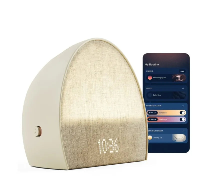 Hatch Restore 2 Bedside Sleep Guide Sunrise Alarm Clock Sound Machine - Putty | REBEL (formerly Rebelstork)