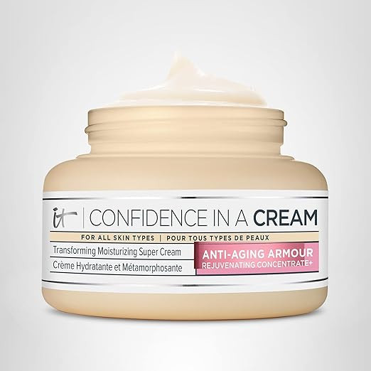 IT Cosmetics Confidence in a Cream - Hydrating & Anti Aging Face Moisturizer, Visibly Reduces Fin... | Amazon (US)