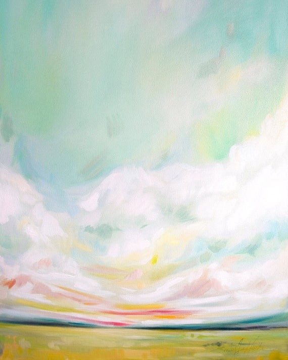 Find A Sunnier Place, Fine Art Print of a Landscape Painting by Emily Jeffords | Etsy (US)