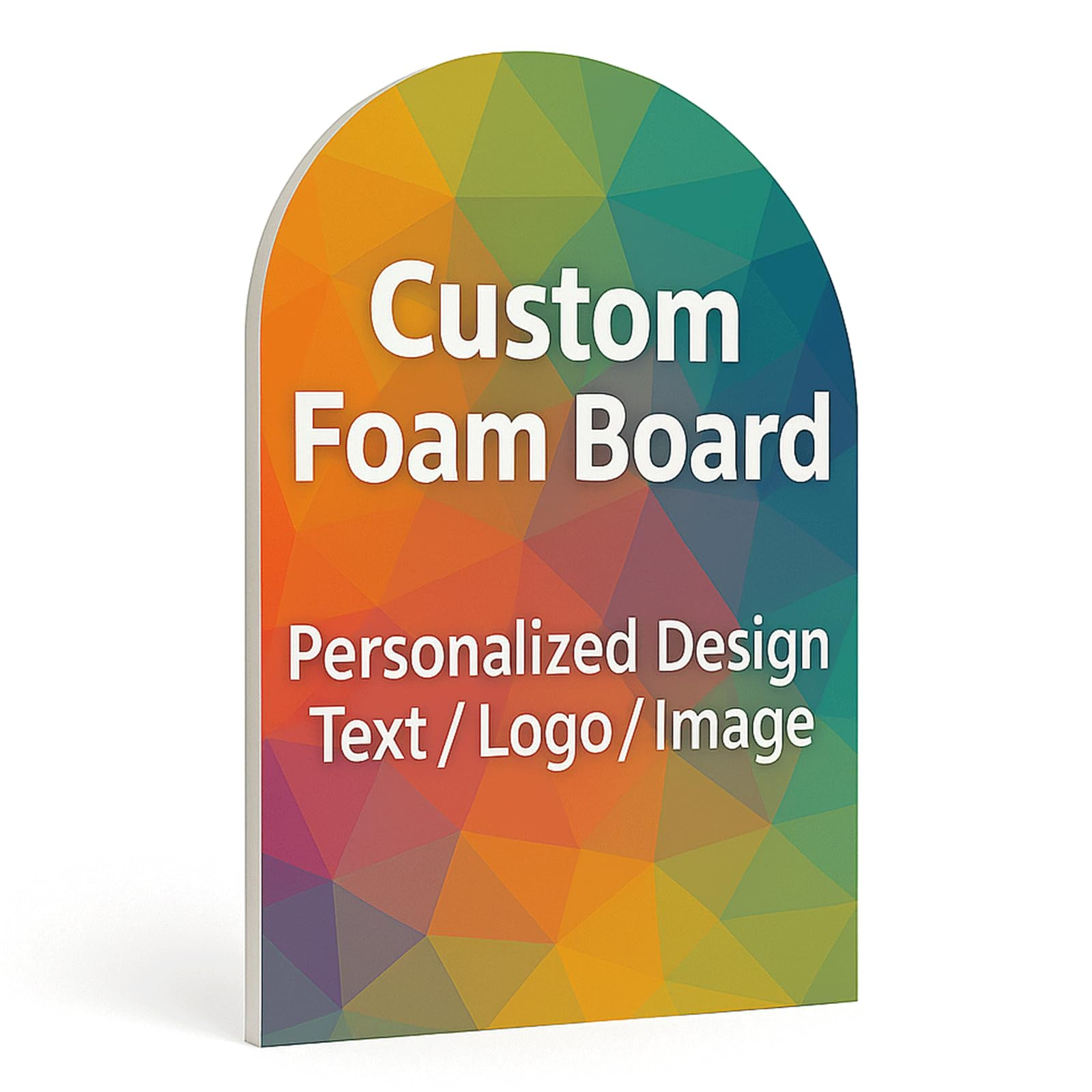 Custom Foam Boards - 3/16" Thick Personalized Poster Boards for Designs, Text, Logos & Images - P... | Amazon (US)