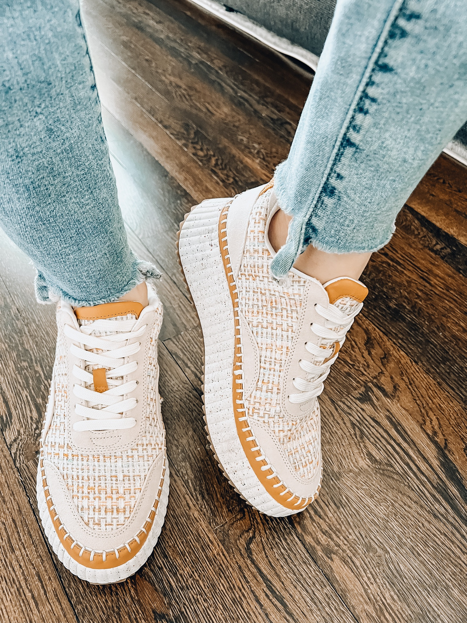 Adorable Target sneakers for the Spring | Summer - they keep selling out & then coming back. They are SO comfortable with memory foam. 🤍🌿🎯

#LTKunder50 #LTKstyletip #LTKshoecrush
