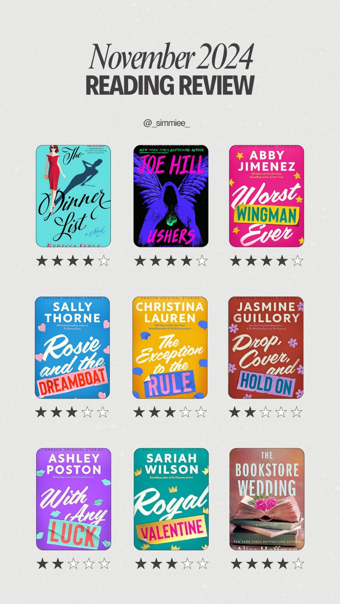 November 2024 Reads (Part 1)