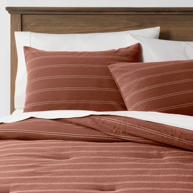 Simple Woven Stripe Comforter & Sham Set - Threshold™ | Target