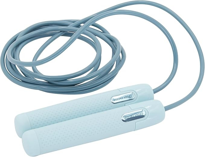Body Factor Weighted Jump Rope, Non-Slip Comfort Grip, Premium Ball-Bearing System, 9ft Adjustabl... | Amazon (US)