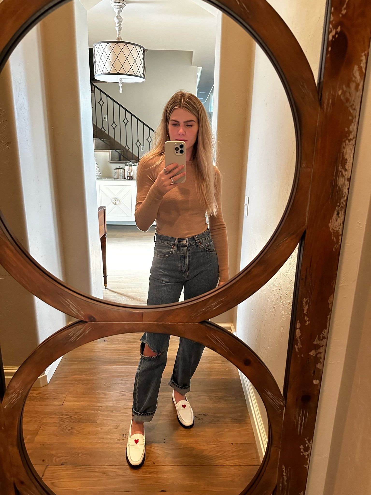 Just got these jeans from still here NYC and have been dying to wear them! Need to find more ways to style them because they’re such a fun twist on a classic jean  

#LTKshoecrush #LTKstyletip #LTKSeasonal