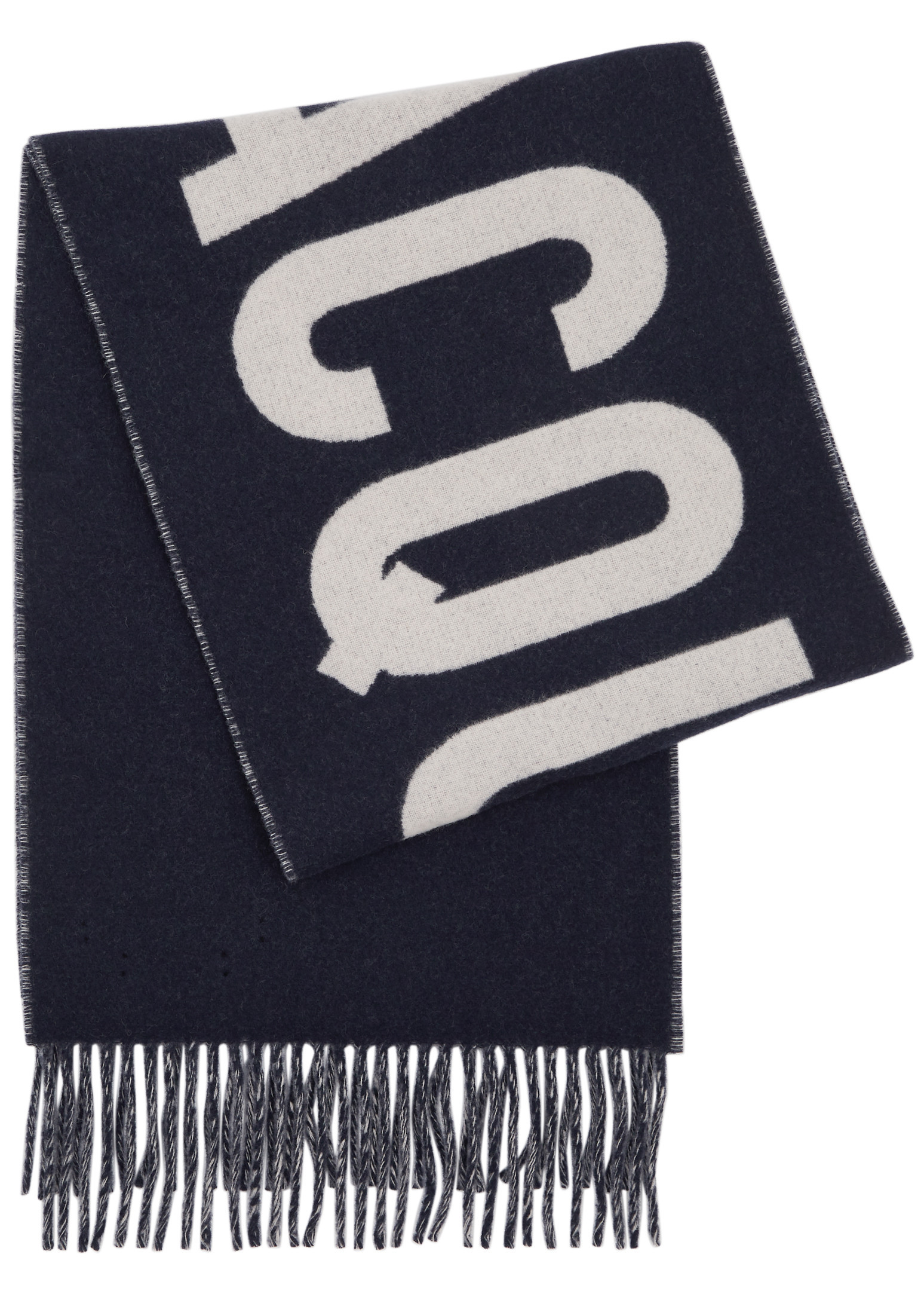 L'écharpe logo-intarsia wool scarf | Harvey Nichols (Global)
