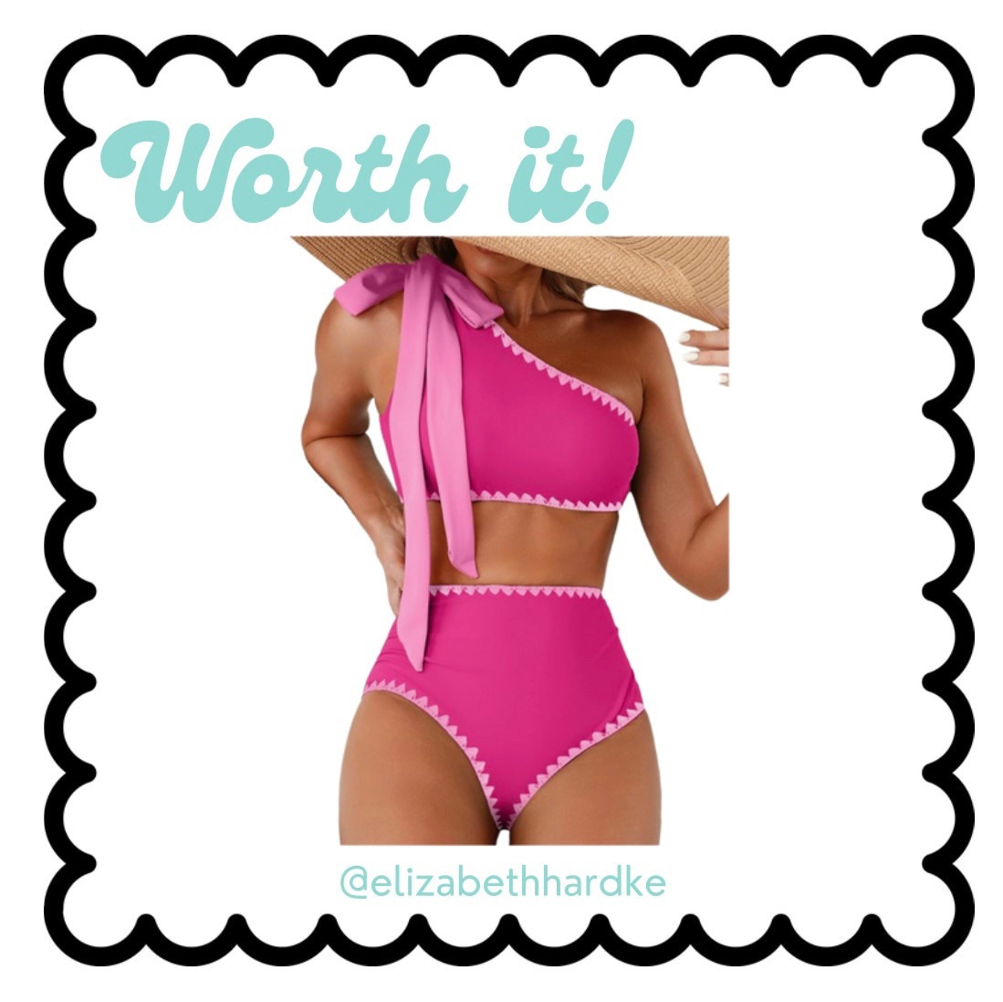The best, most flattering bikini! Bow shoulder, women’s bikini, hot pink, one shoulder, removable bow, cutout in back, swim, summer, vacation, very flattering for over 40

#LTKSwim #LTKSummerEdit #LTKTravel