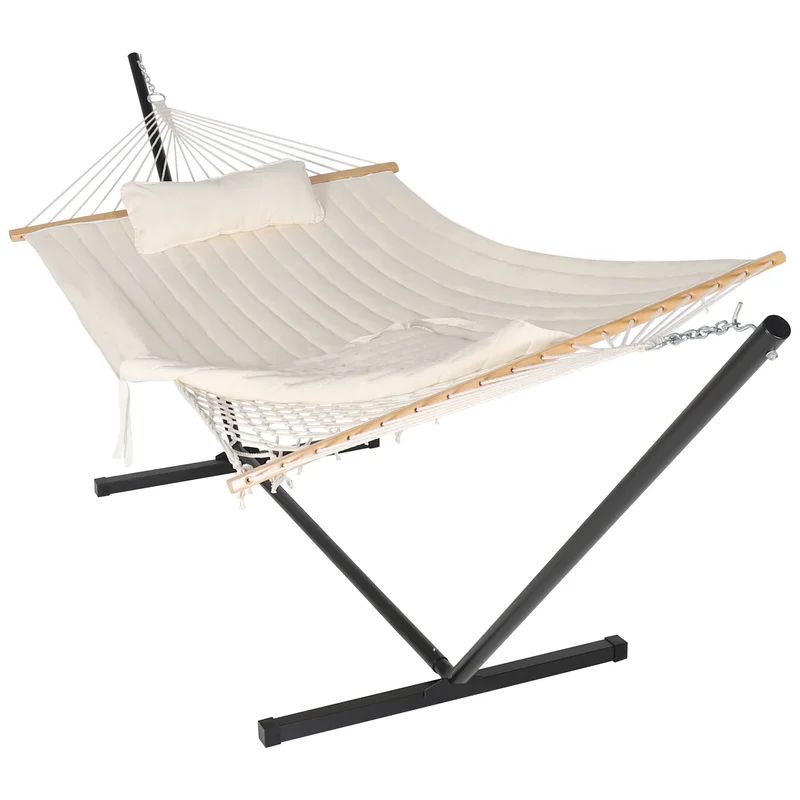 Bchester Double Spreader Bar Hammock with Stand | Wayfair North America
