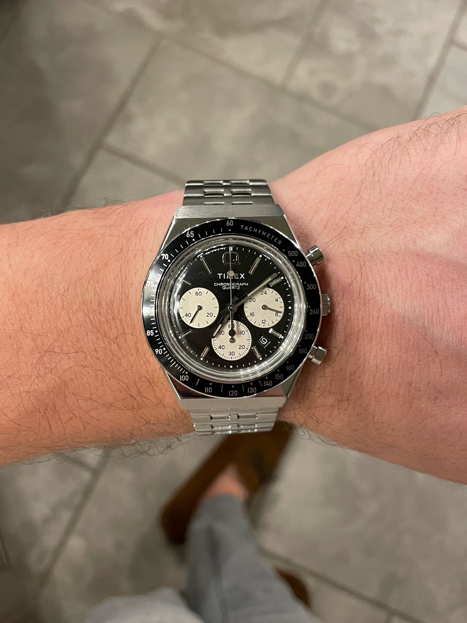 Mens watch Timex steel chronograph panda 

#LTKmens #LTKworkwear #LTKHoliday