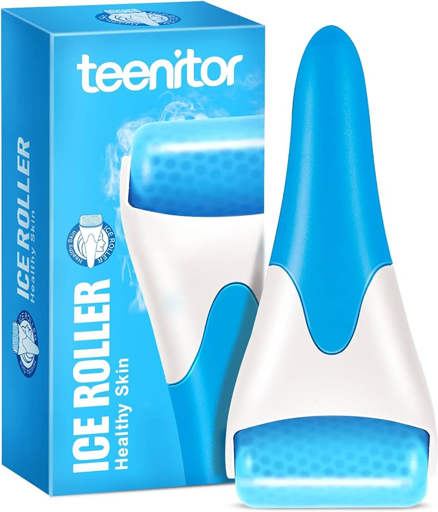 Teenitor Blue Ice Roller for Face, Ice Face Roller, Face Massager Tool, Puffiness Migraine Pain R... | Amazon (US)