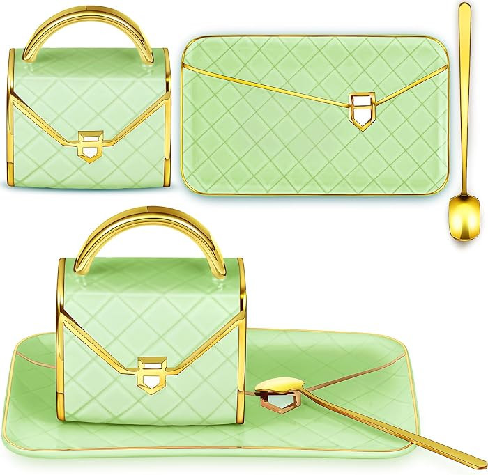 Zubebe 1 Set Coffee Mug Elegant Handbag Shaped Cup,Light Green | Amazon (US)
