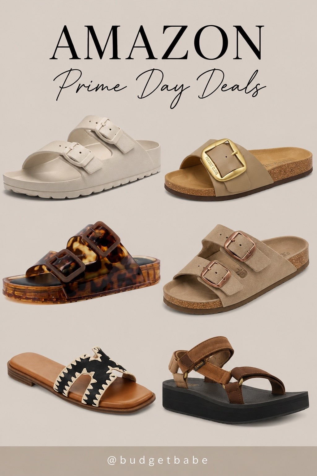 Comfy summer sandals on deal for Amazon Prime Days! Top rated styles that look like Birkenstock, plus genuine Tevas! My personal favorite, I can walk miles in these! #amazonfashion

#LTKSaleAlert