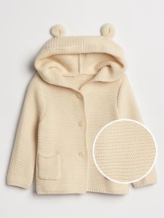 Baby Bear Garter Cardigan | Gap Factory