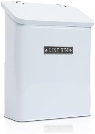 Embossed Magnetic Lint Bin For Laundry Room | Modern Farmhouse Laundry Lint Bin | Lint Trash Can ... | Amazon (US)
