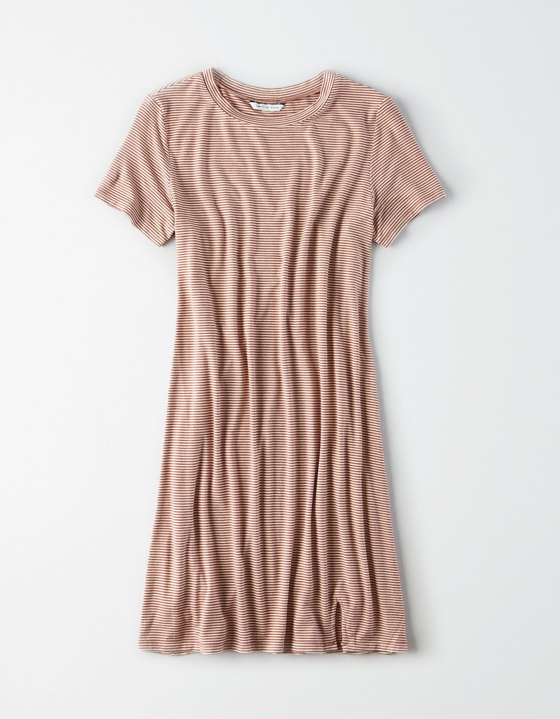 AE Side Slit T-Shirt Dress | American Eagle Outfitters (US & CA)