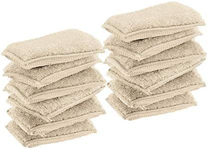 KMAKII Bamboo Kitchen Sponges,Dish Sponge,Super Absorbent Cleaning Sponges, Pack of 12 | Amazon (US)