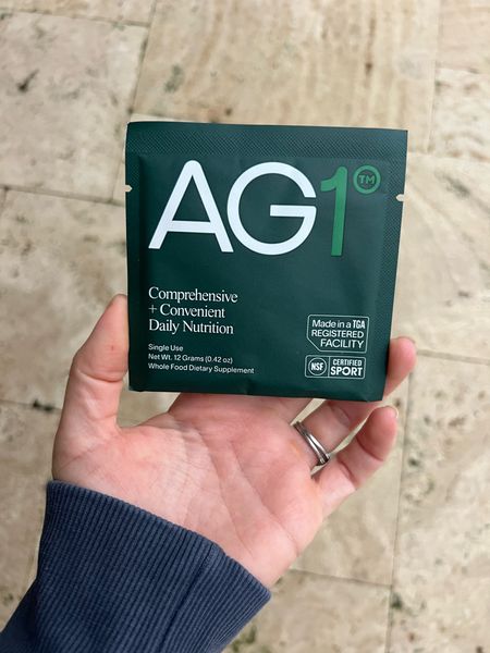 Jake and I have been taking AG1 daily for about 9 months and LOVE how it makes us feel. We have more energy, less bloating, and it just gives you a little boost of confidence too knowing you’re getting extra greens in! We do not miss a day, when we travel it always comes with us! 

#LTKtravel #LTKbeauty #LTKhome