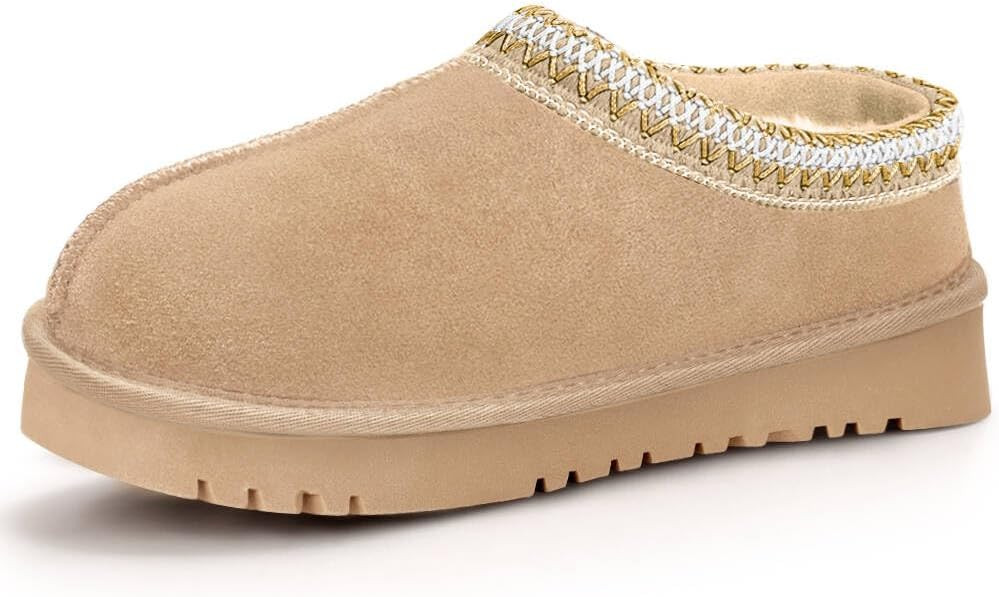 Women's Platform Slippers Anti-Slip Mini Boots Fur Fleece Lined Sneakers Short Ankle Boot Comfy H... | Amazon (US)