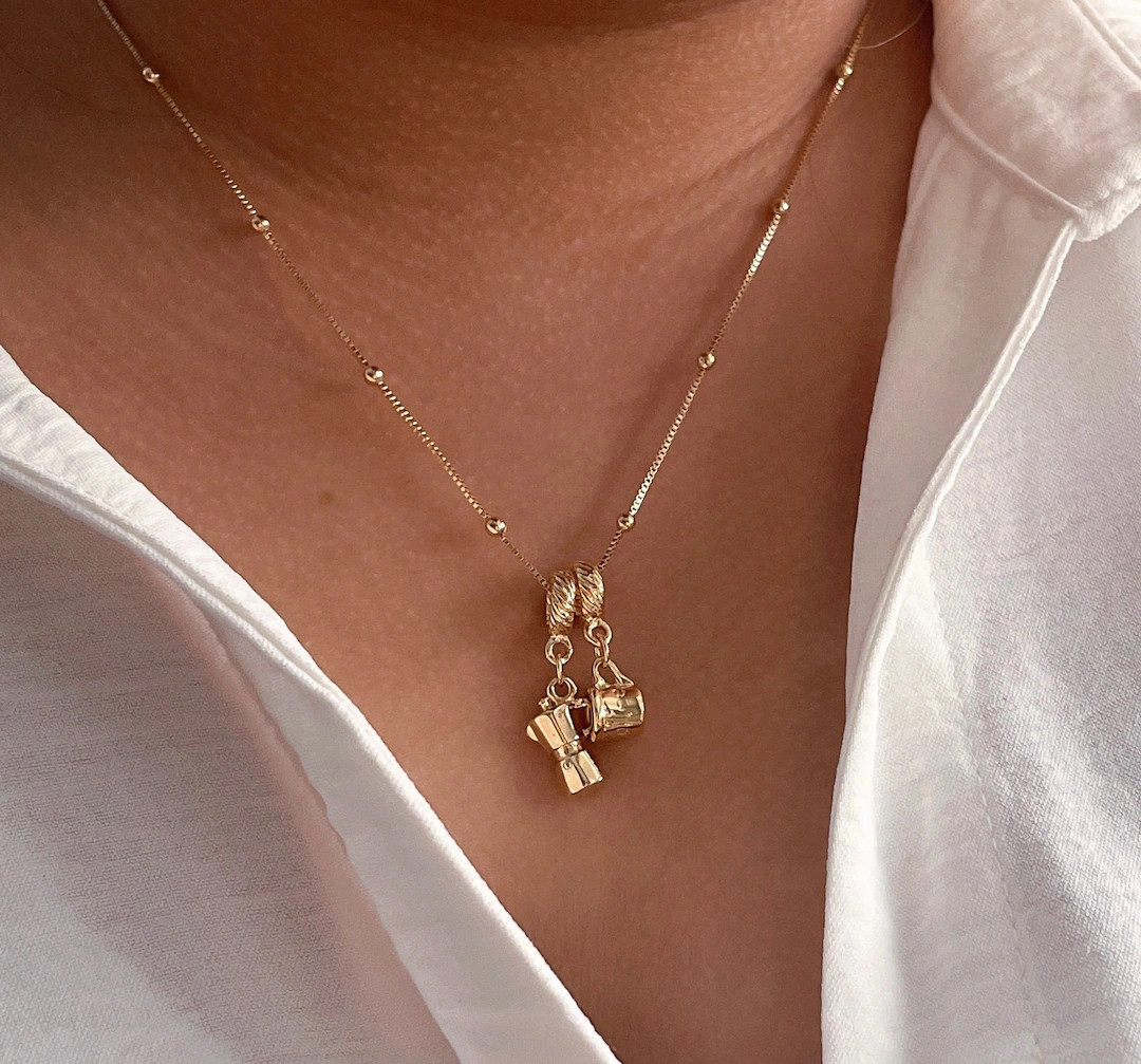 Coffee Cup Necklace Coffee Maker Necklace Coffee Necklace - Etsy | Etsy (US)