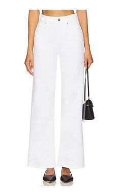 FRAME Le Slim Palazzo Jeans in White from Revolve.com | Revolve Clothing (Global)