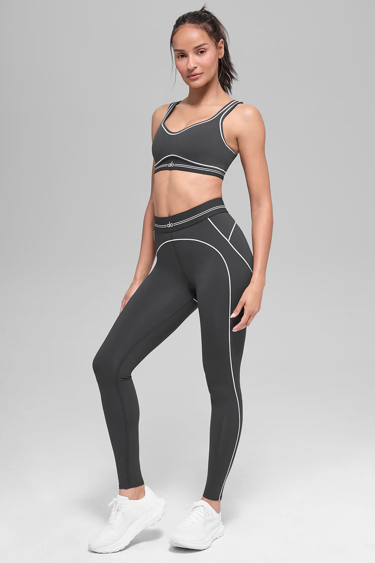 Airbrush High-Waist Heart Throb Legging | Alo Yoga (US)