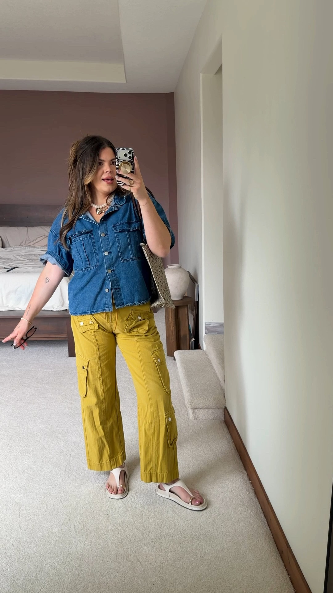 Mom friendly spring outfit of the day all from Amazon!

Size XL in the bottoms and top! 

Size 12, size 14, spring 2026, Free People inspired. Midsize