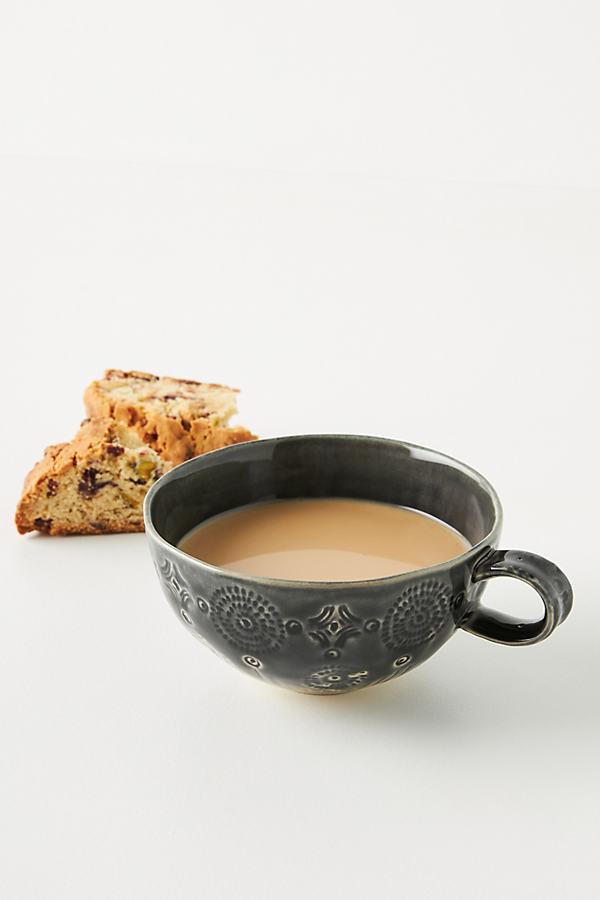 Old Havana Mugs, Set of 4 By Anthropologie in Grey Size S/4 mug/cu | Anthropologie (US)