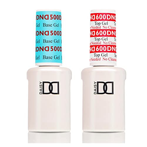 DND Base Gel and Top Gel Polish No Cleanse Set, UV/LED GelBase Polish 500 and No Cleanse Top Coat 600, Professional Gel Polish Duo, 0.5 Fl Oz Each | Amazon (US)