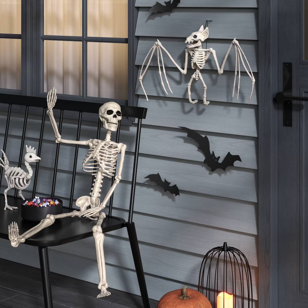 36" Posable Skeleton Halloween Decorative Mannequin - Hyde & EEK! Boutique™: Realistic, Movable... | Target