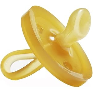 Natursutten Orthodontic Pacifier 0-6 Months - Natural Rubber Pacifier - Eco-Friendly, PVC & 100% BPA | Amazon (US)