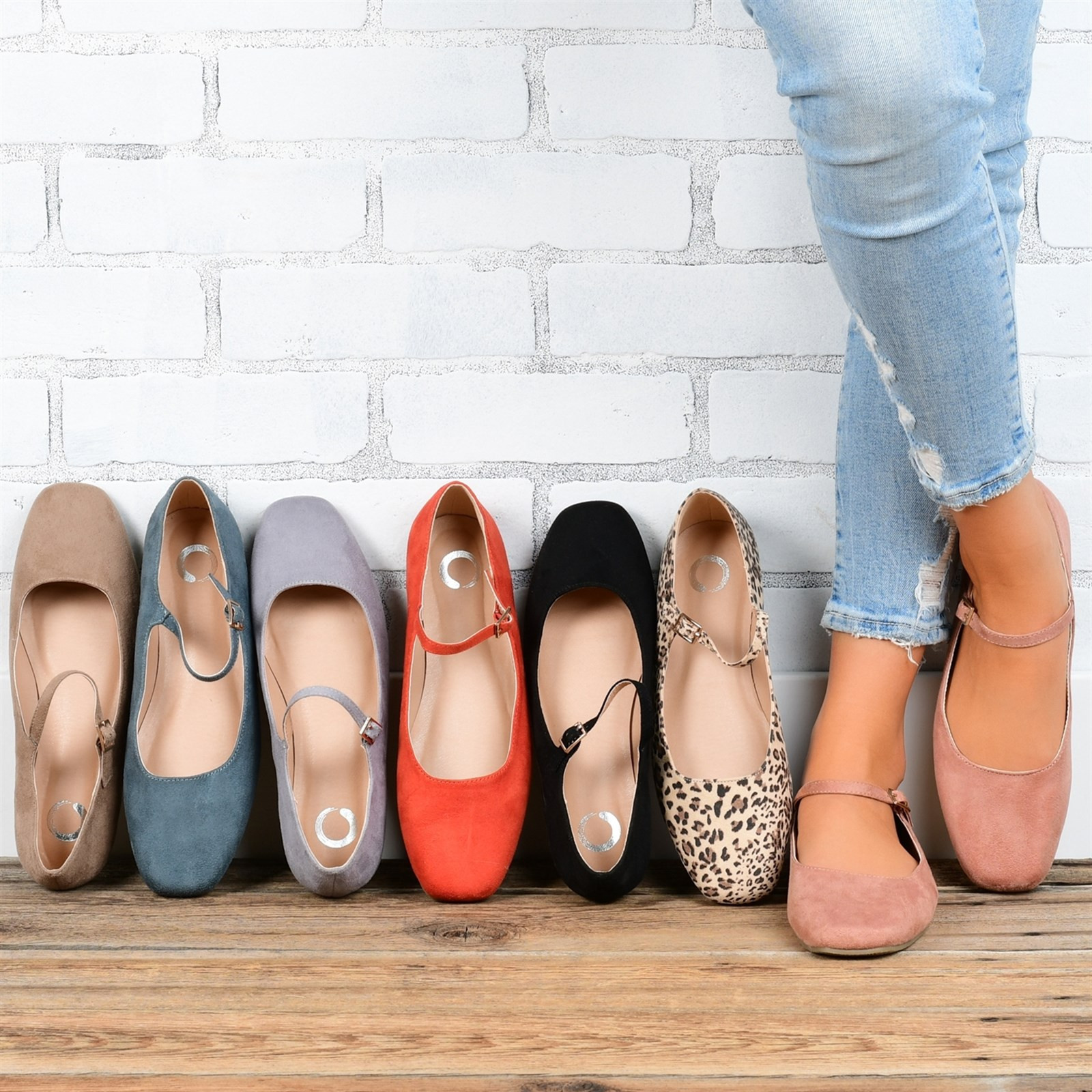 Square Toe Darling Flat | Jane