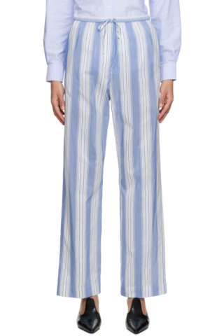 Blue Drawstring Lounge Pants | SSENSE