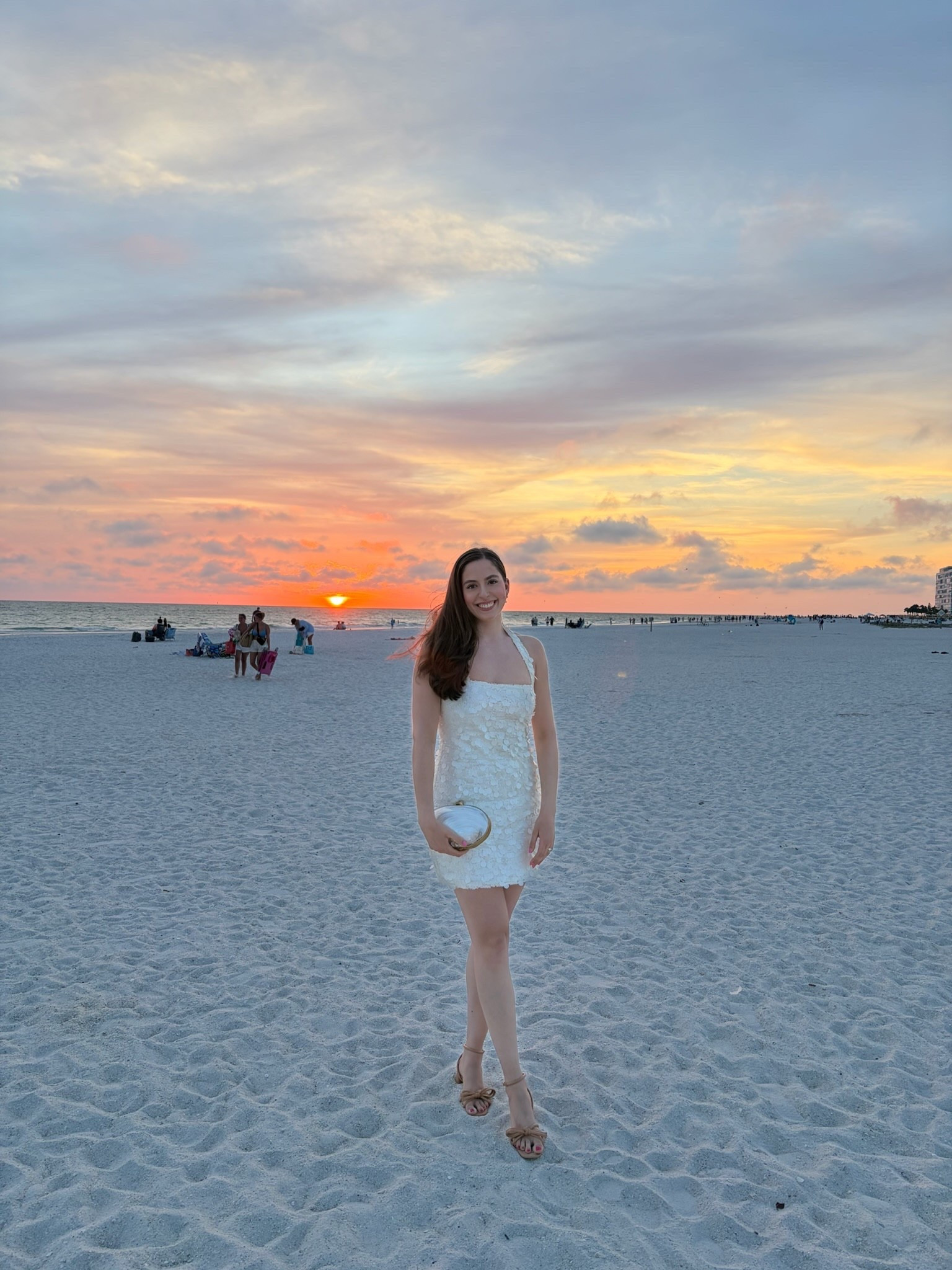 Bachelorette; bride, bachelorette trip, bachelorette weekend, shell dress, nude block heels, sequin dress, bride to be, shell bag, shell clutch

#LTKWedding #LTKTravel #LTKootd