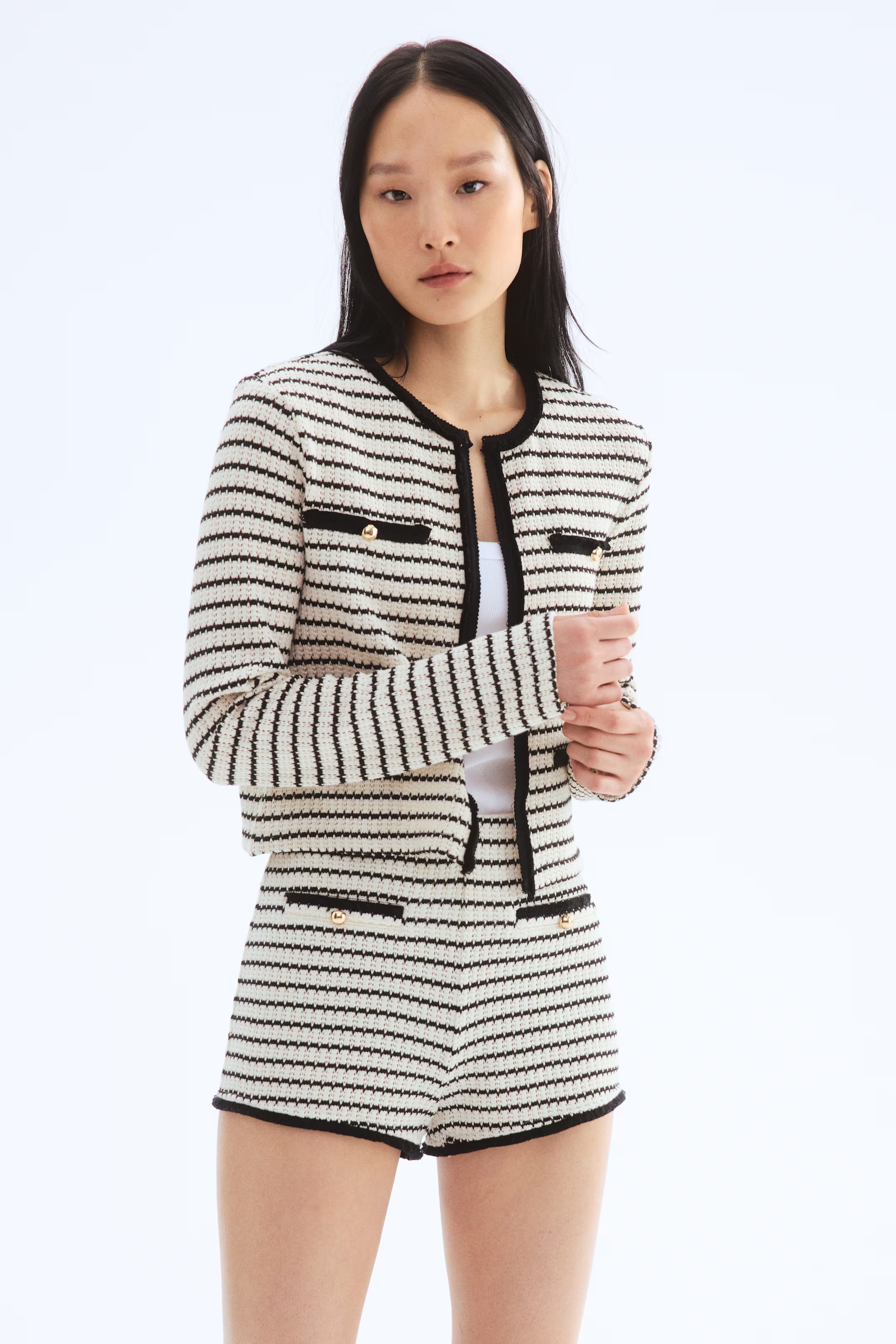 Textured-knit cardigan | H&M (UK, MY, IN, SG, PH, TW, HK)