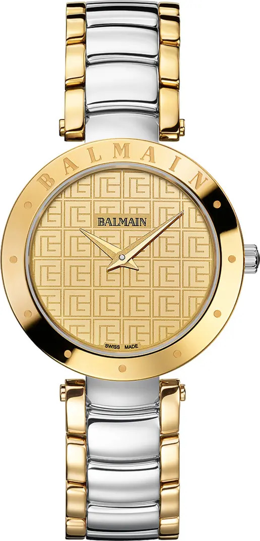 Bijou Two-Tone Bracelet Watch, 33mm | Nordstrom