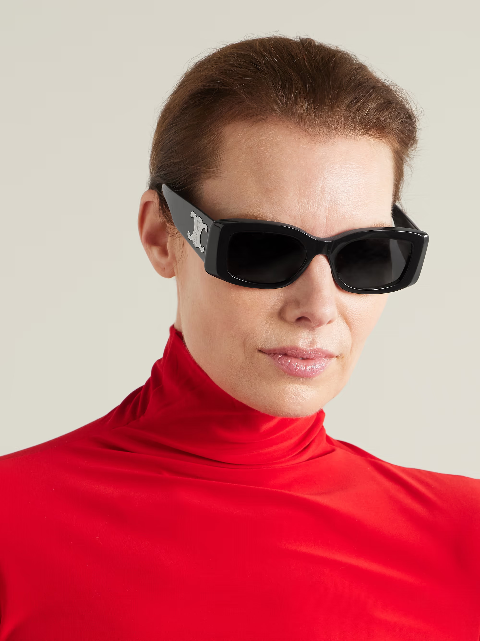 Triomphe oversized square-frame acetate sunglasses | NET-A-PORTER (US)
