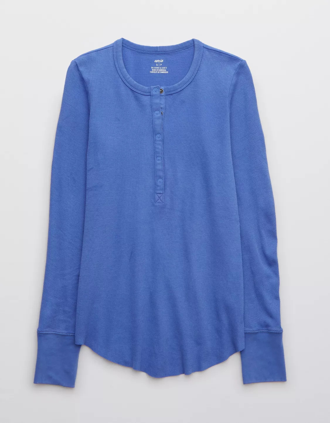 Aerie Feelin' Good Knit Henley T-Shirt | American Eagle Outfitters (US & CA)