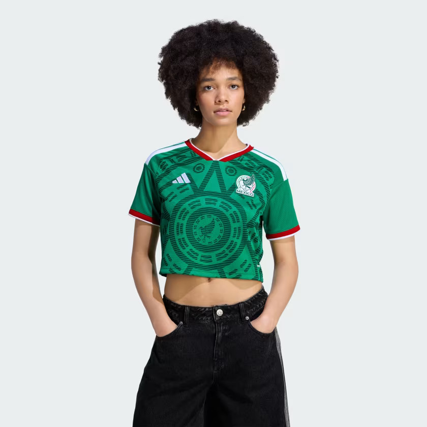 adidas Mexico 26 Home Cropped Jersey - Green | Free Shipping with adiClub | adidas US | adidas (US)