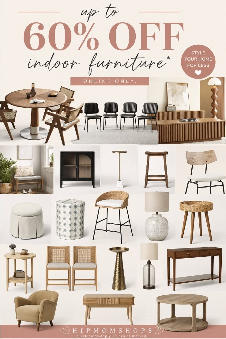 Target indoor furniture now 60% off!

#LTKSeasonal #LTKHome #LTKSaleAlert