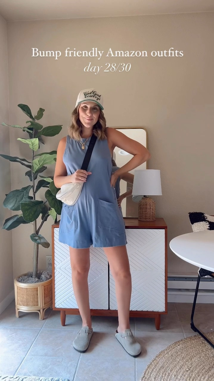 30 days of bump friendly Amazon outfits 🤰🏼 DAY 28

A comfortable, easy weekend outfit! This romper is cute and perfectly oversized making it a great option for a growing bump! Wearing size small

Amazon finds | Amazon fashion | bump friendly 

#LTKFindsUnder50 #LTKBump